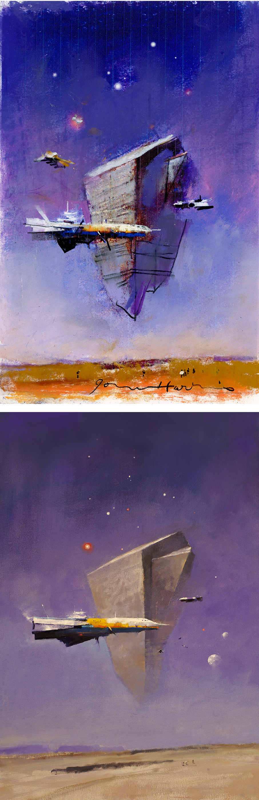 John Harris | Old Man's War No. 7, study