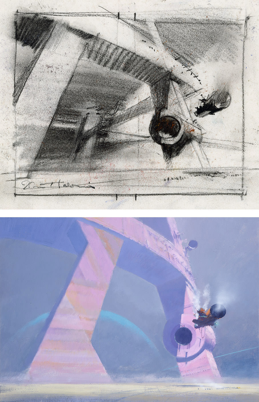 John Harris | The Currents of Space, early study