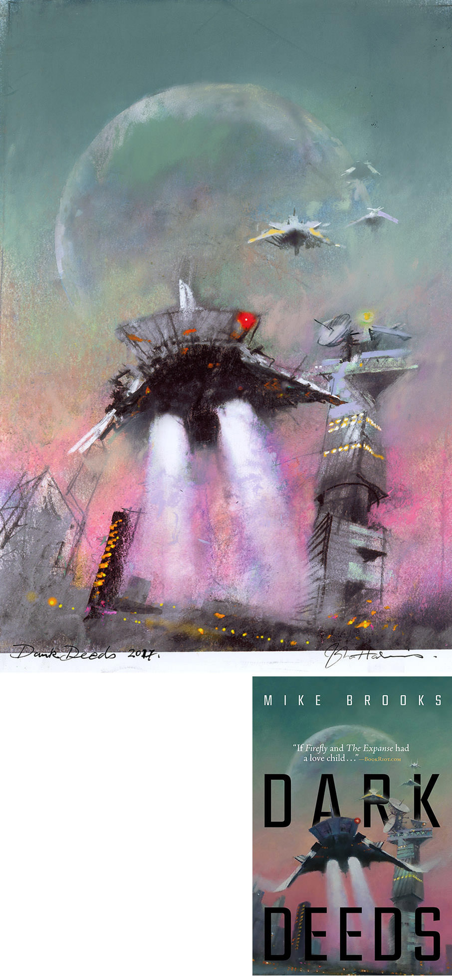 John Harris | Dark Deeds, early sketch