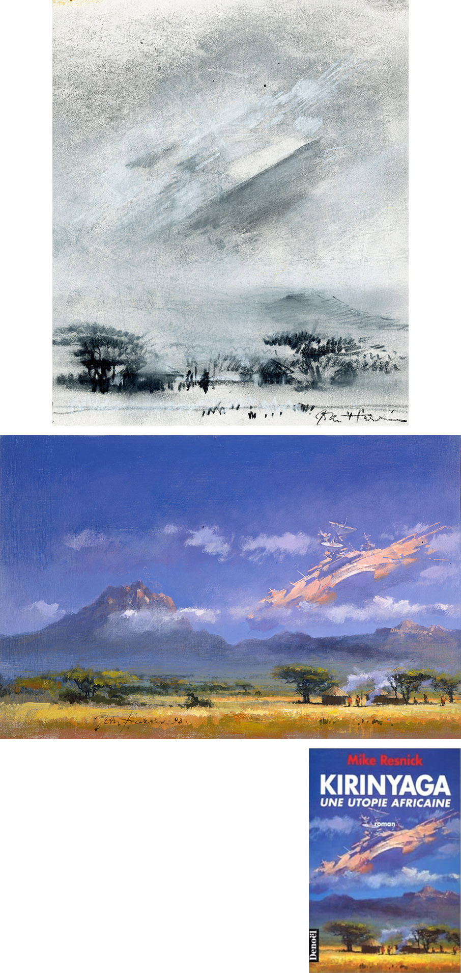 John Harris | Kirinyaga, first sketch