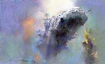 John Harris | Climbing to the Light, study